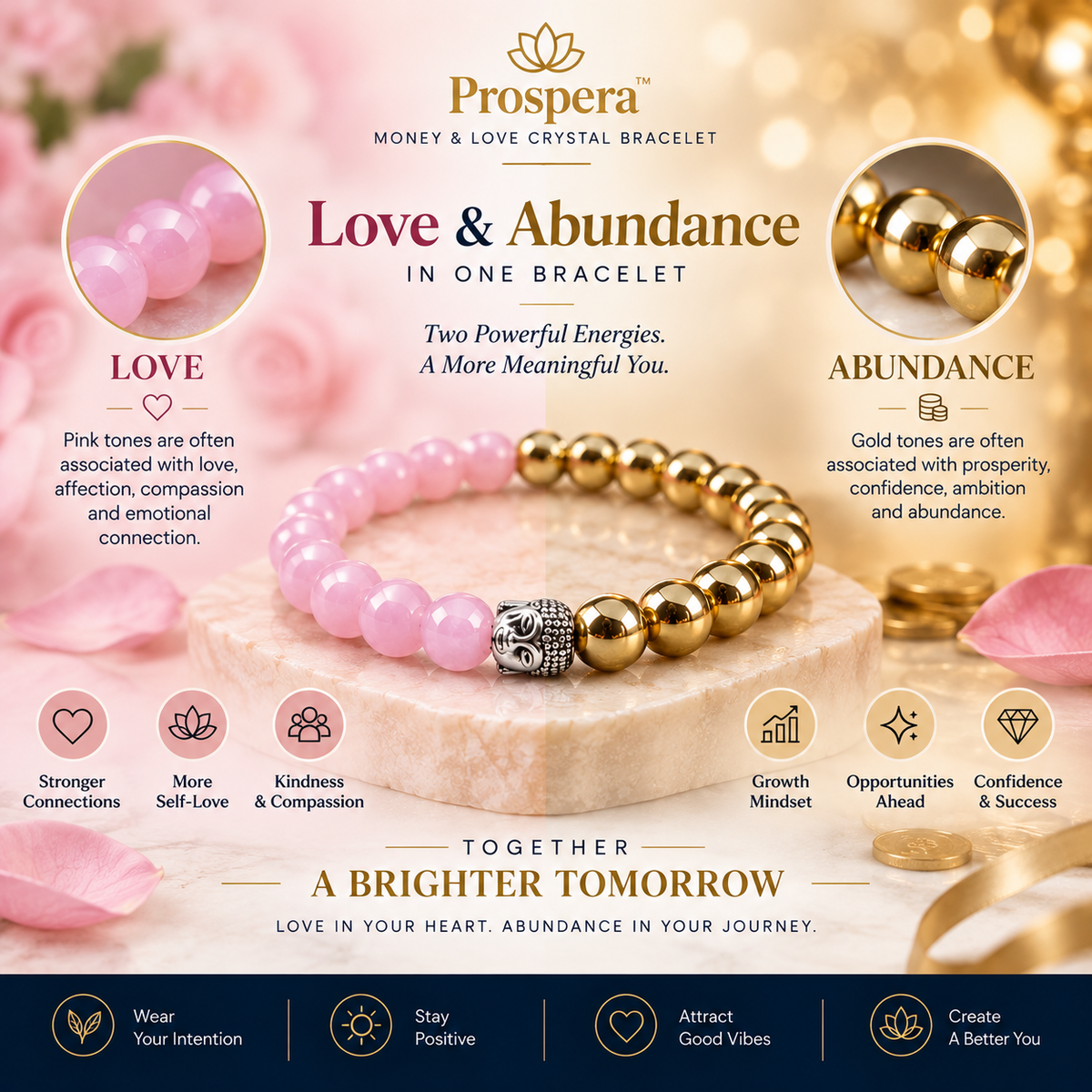 Prospera™ Money & Love Crystal Bracelet