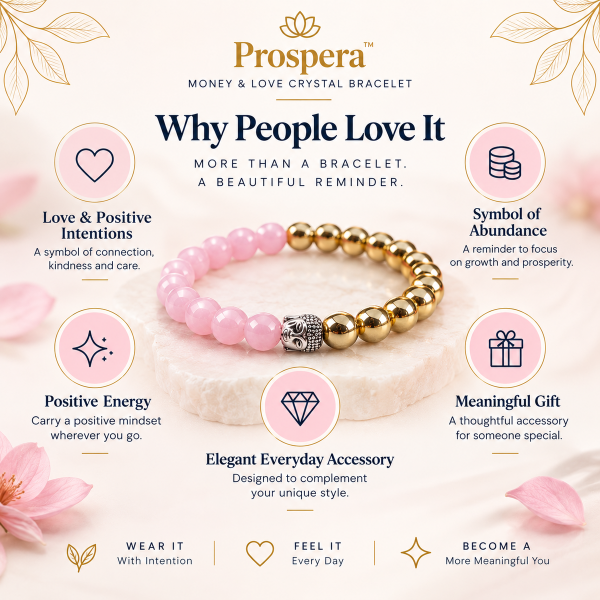 Prospera™ Money & Love Crystal Bracelet
